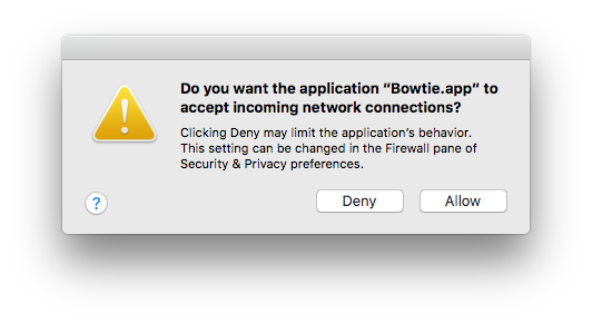 Screenshot showing a firewall prompt on macOS